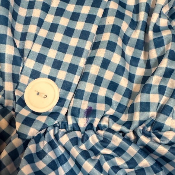 Blue Gingham Dorothy dress size small - Picture 3 of 5